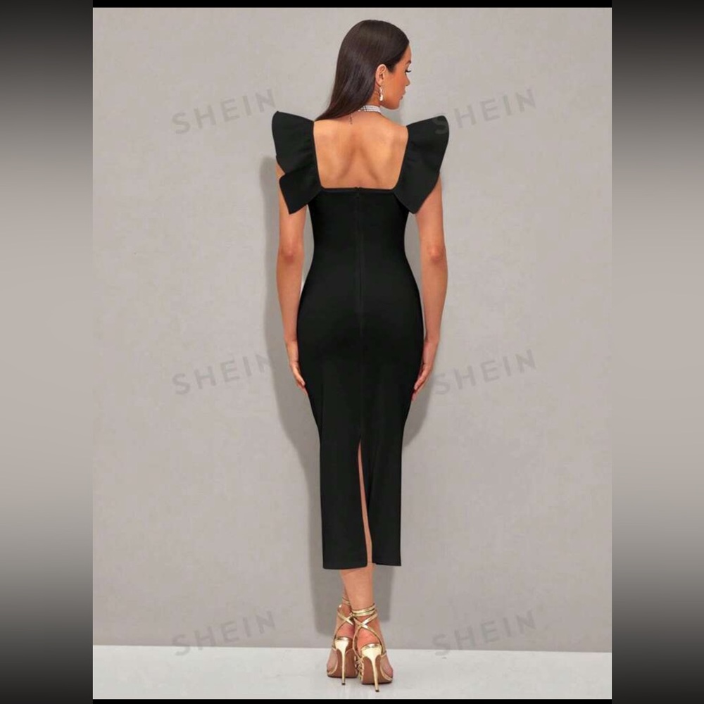 Black Midi dress - Picture 2 of 2